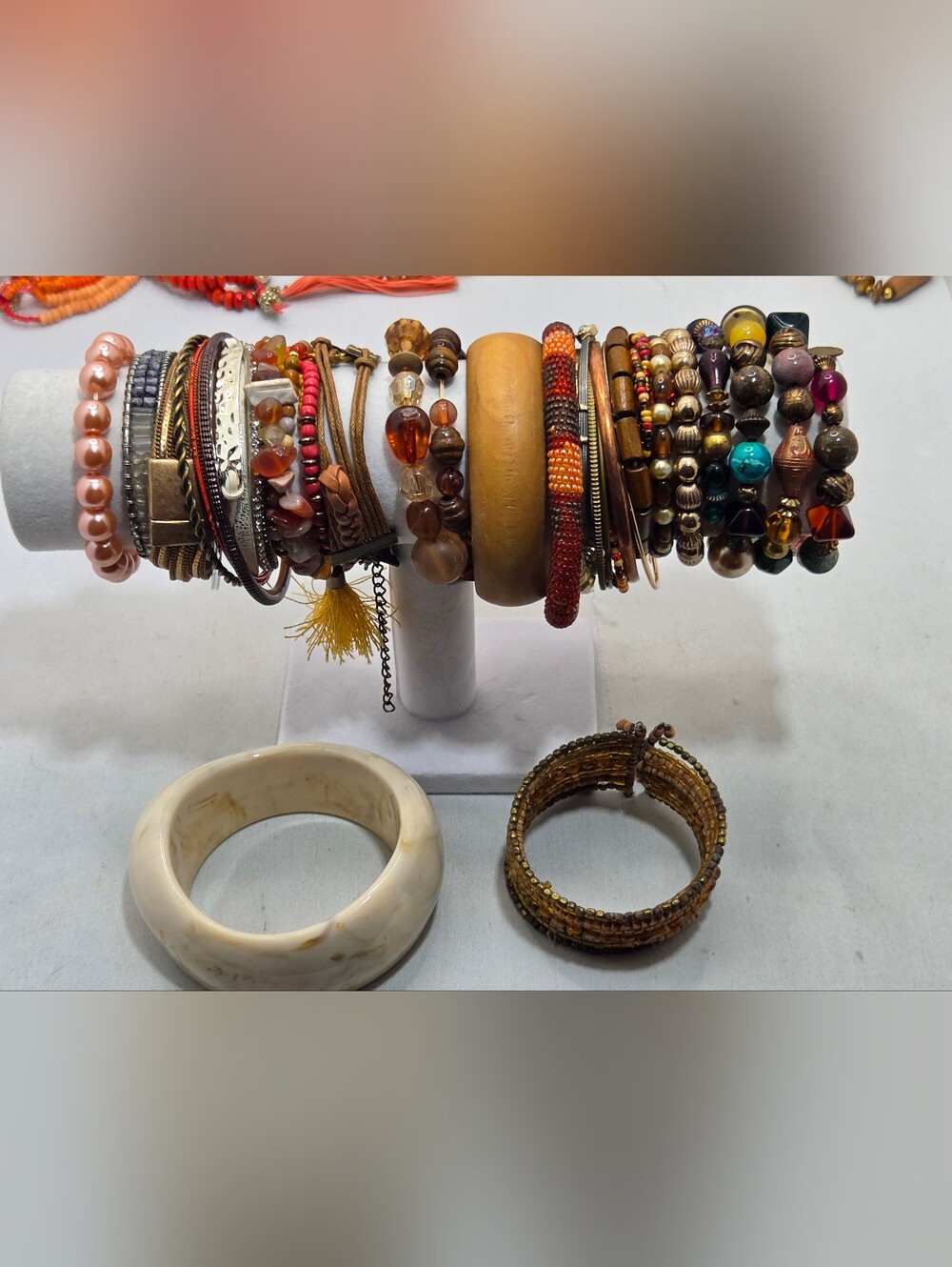 HUGE ​48pc Vintage & Modern Jewelry Lot CHICO'S LIMITED BPD Necklaces Earrings - Picture 10 of 16